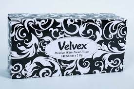 Velvex Facial Tissue Black 200S