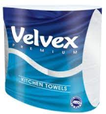 Velvex Kitchen Towels Premium Wh X2