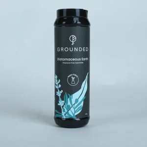Grounded diatomaceous earth powder