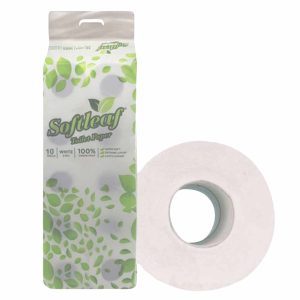 Softleaf Virgin Toilet Paper Unwrap
