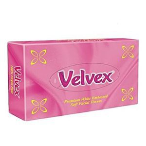 Velvex F/Tissue Emb. Pink Box 80'S