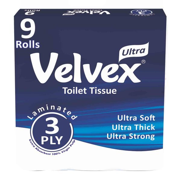 Velvex 3Ply Toilet Tissue