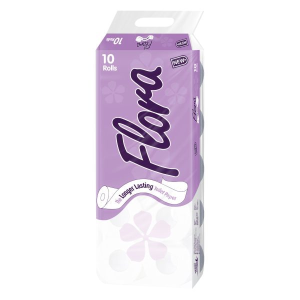 Flora Longer Lasting Toilet Paper