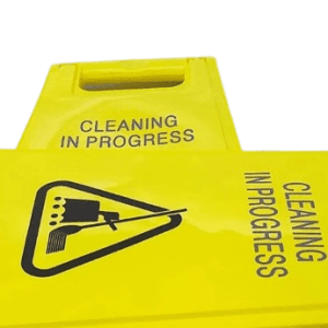 Cleaning In Progress Caution Sign