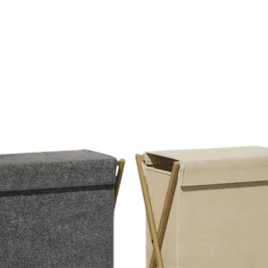 Foldable Laundry Hamper With Cover Lid