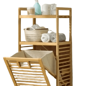 Multiple Purposes Bamboo Bathroom Hamper