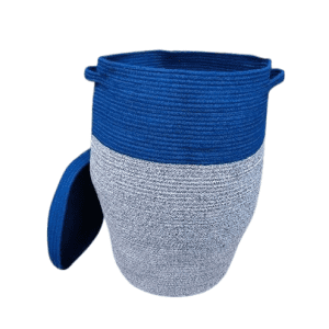 Cotton Rope Basket With Lid.