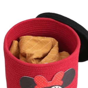 Cotton Rope Nursery Laundry Storage Basket