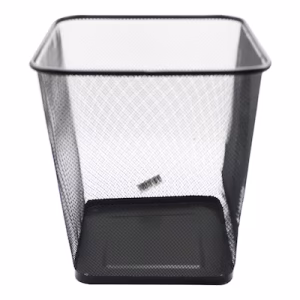 Dust Bin Metallic Round Mesh B 5002