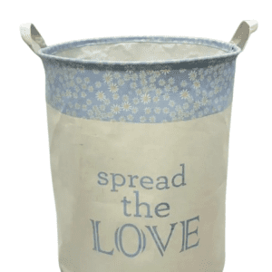 Laundry Round Multi-Purpose Basket With Flowers