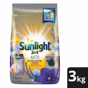 Sunlight 2 In 1 Lavender Auto Machine Washing Powder 3Kg