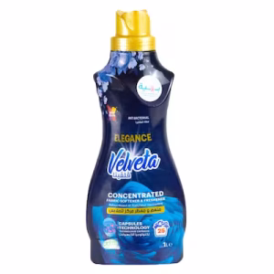 VELVETA CONCENTRATED FABRIC SOFTENER ELEGANCE 1L