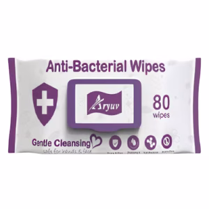 Aryuv Anti Bacterial Wipes 80'S