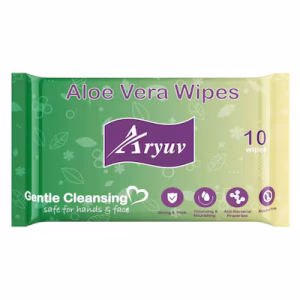 ARYUV WET TISSUE SINGLE A/VERA 10'S