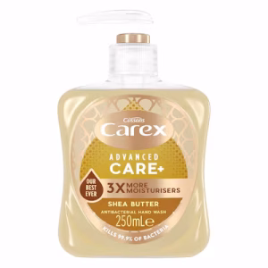 Carex Advanced Care Shea Butter Antibacterial Hand Wash 250ml