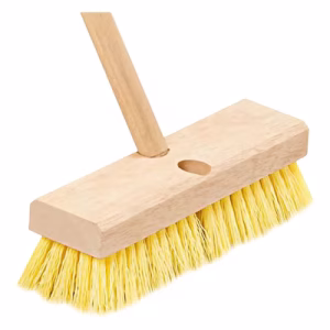 Kleenit Deck Brush Hard With Handle 28cm