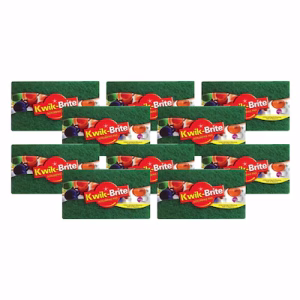 KWIK BRITE SCRUBBING PAD 10Pieces
