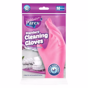 Parex Standard Cleaning Gloves Medium Pink