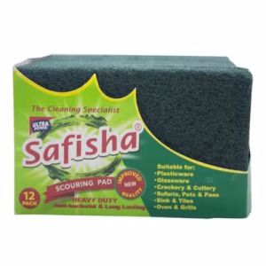 SAFISHA SCOURING PAD X12