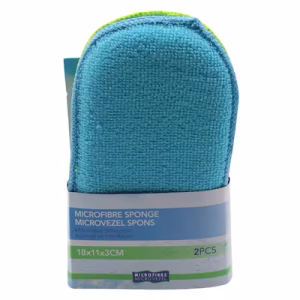 Ultra Clean Microfiber Sponge 2 Pieces Bluegreen