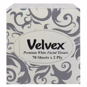 VELVEX FACIAL TISSUE SILVER 70'S