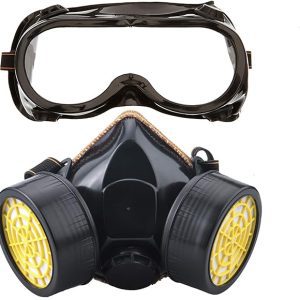 Industrial Gas Mask And Goggles