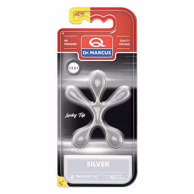 Dr Marcus Lucky Top Air Freshener Silver