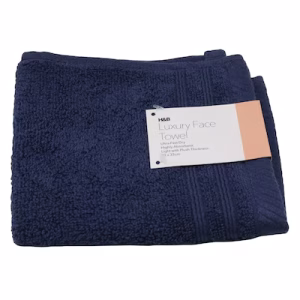 H&B LUXURY FACE TOWEL MOOD INDIGO