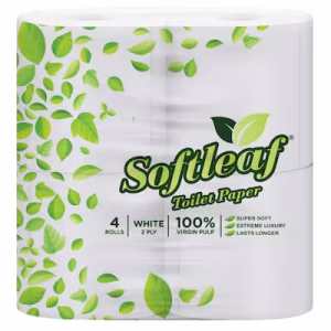 Softleaf Virgin Toilet Paper 4 Pieces