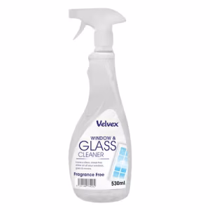 Velvex Fragrance Free Window And Glass Cleaner 530ml