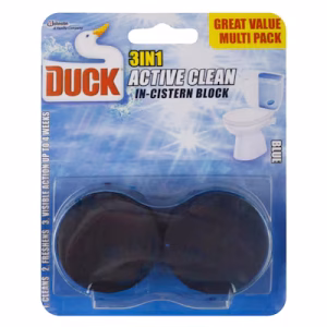 DUCK ACTIVE TOILET BLOCK CLEAN BLUE 2X45